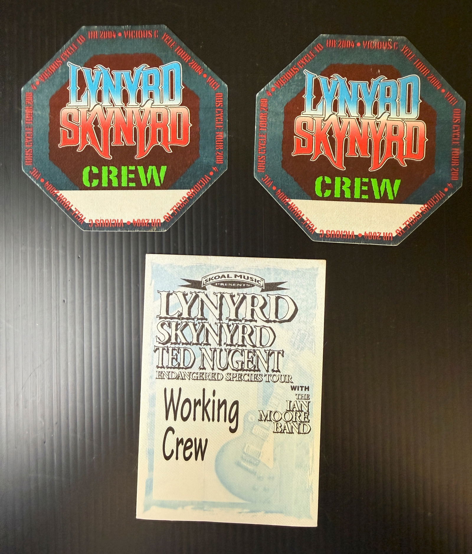 LYNYRD SKYNYRD BACKSTAGE PASS SET (1 of 2)