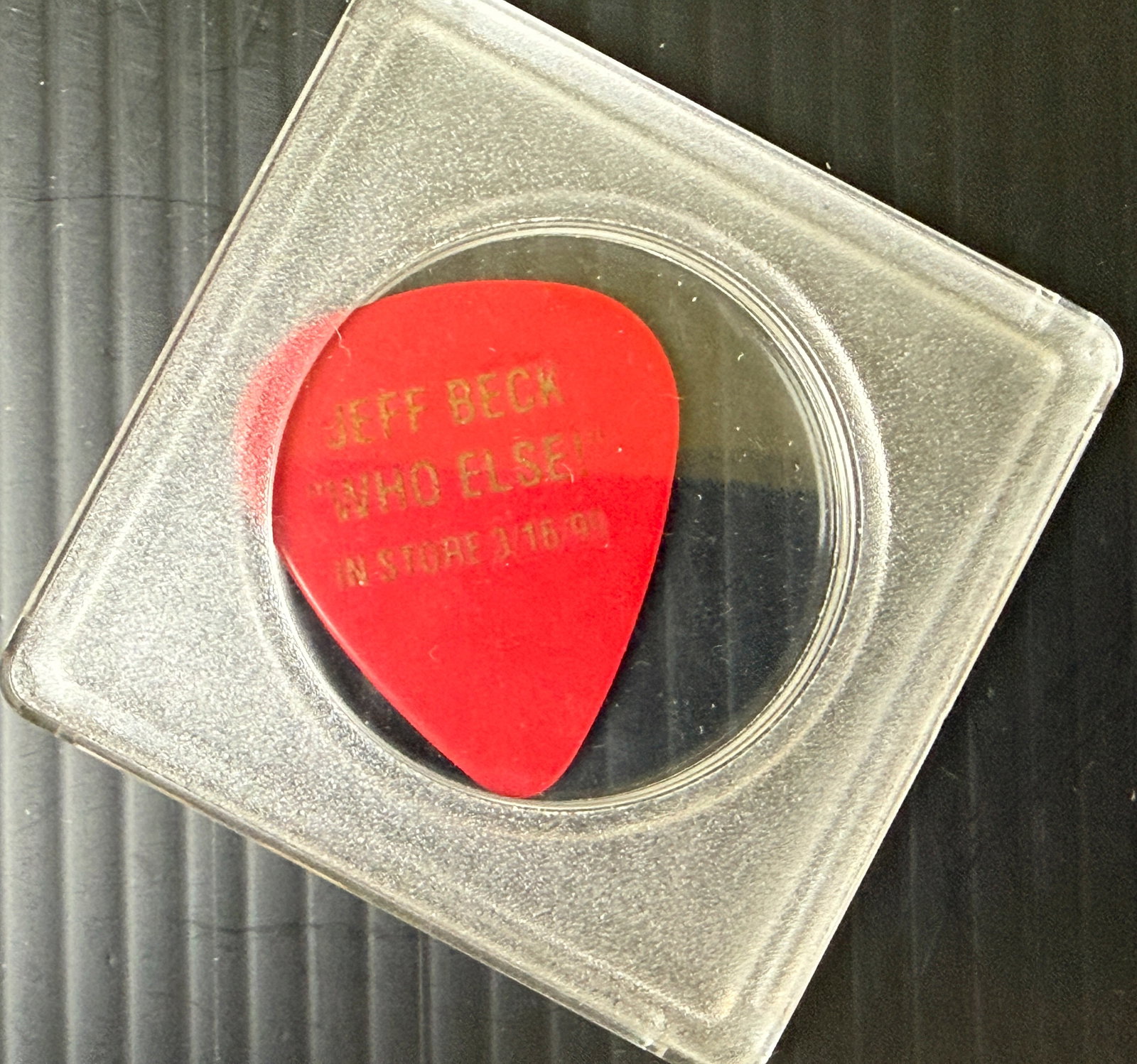 JEFF BECK GUITAR PICK (1 of 2)