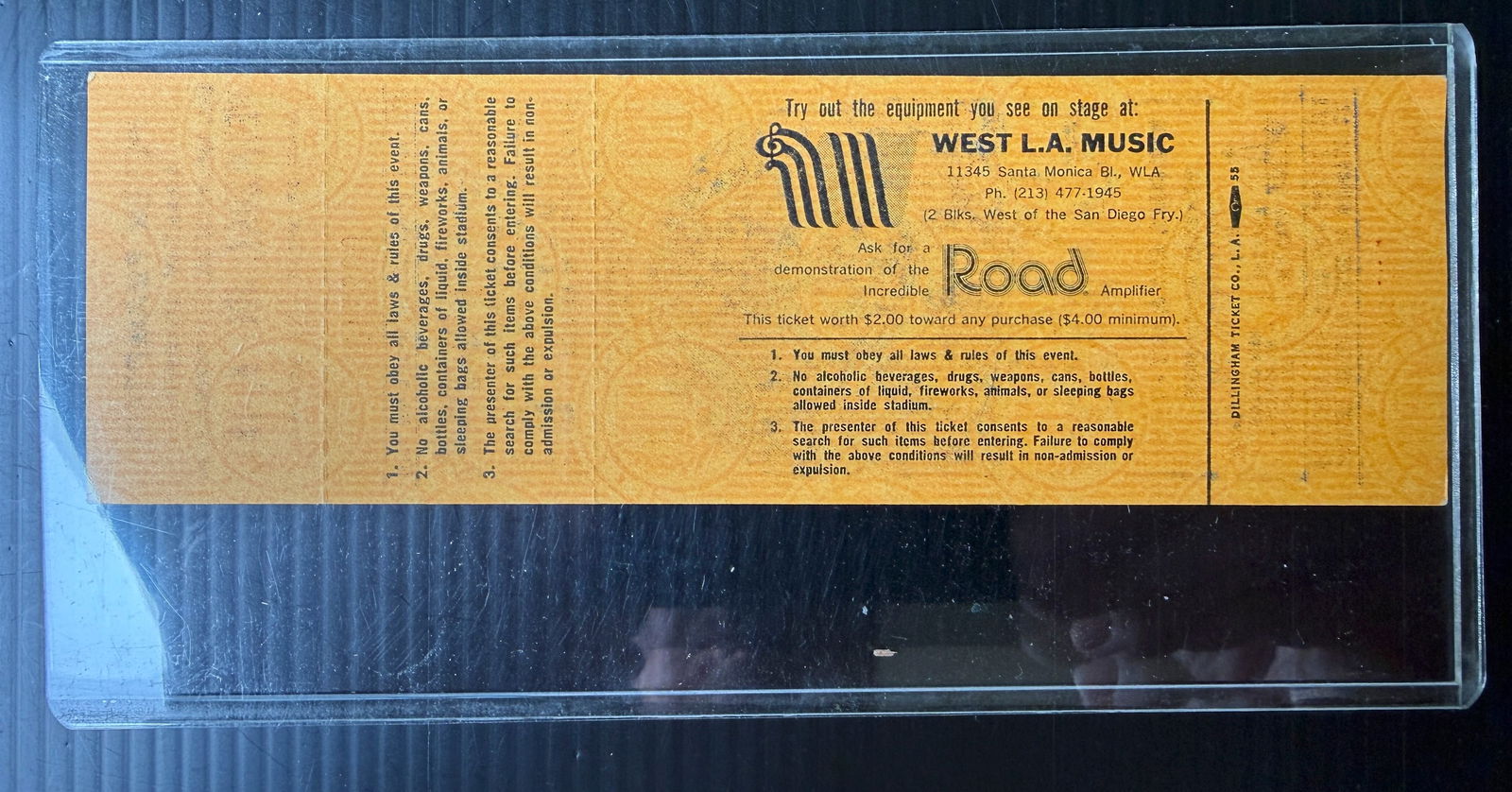 PETER FRAMPTON 1977 TICKET STUB - 2