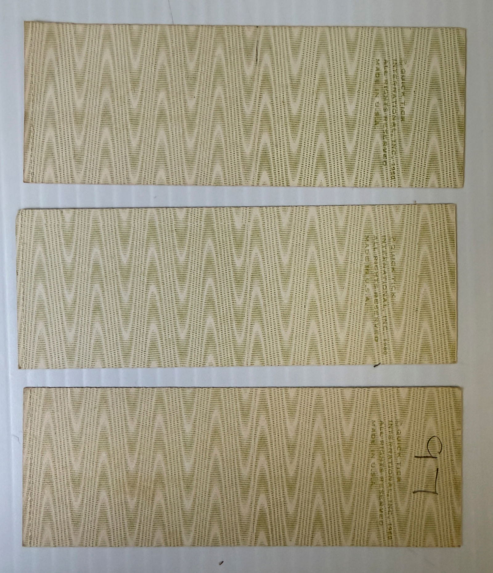 RUSH 1981 TICKET STUB SET - 2