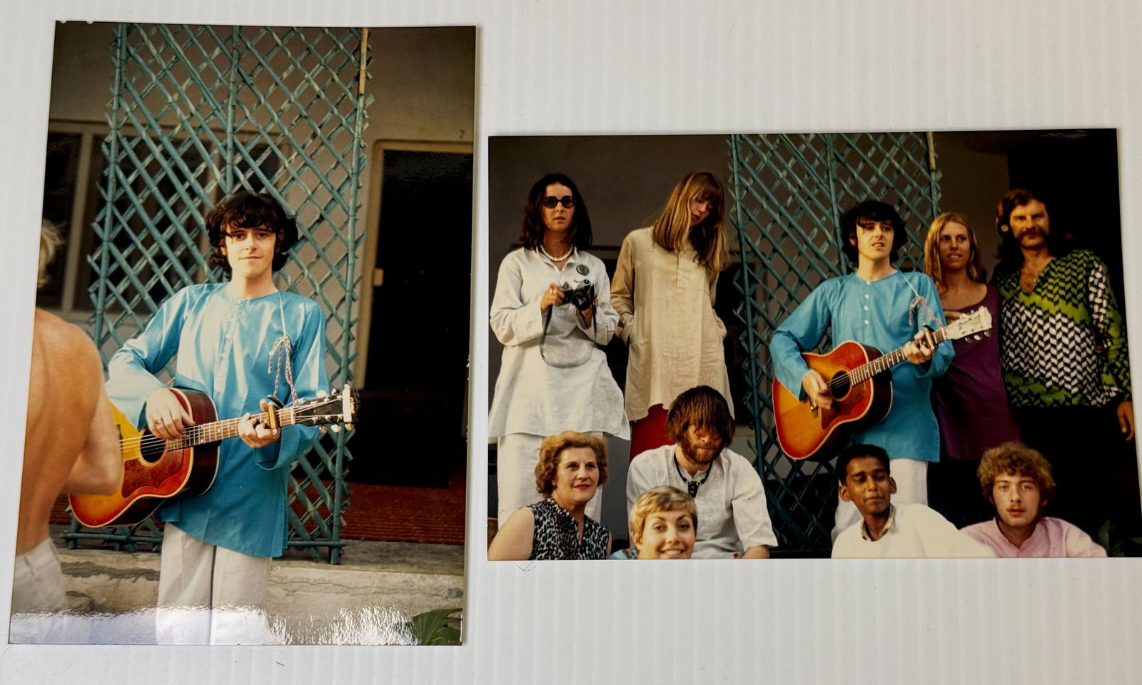 DONOVAN & JOHN LENNON IN INDIA: DONOVAN & JOHN LENNON IN INDIA PHOTOS. During their 1968 trip to India. The Beatles' trip to Rishikesh, India, in February 1968 included the band members, their wives/partners (Cynthia Lennon,