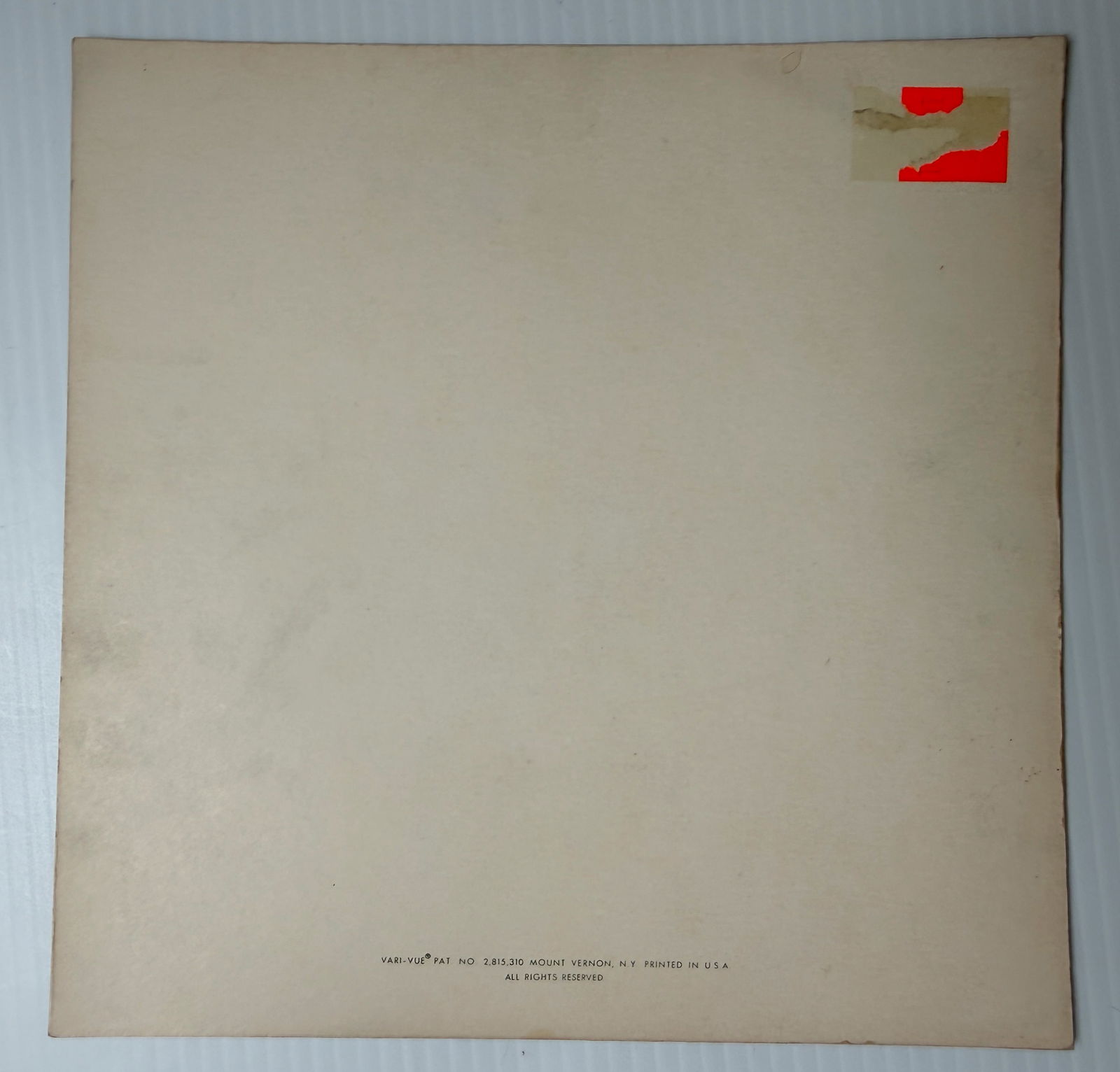 NEAR MINT LENTICULAR FRONTISPIECE FOR ROLLING STONES - 2