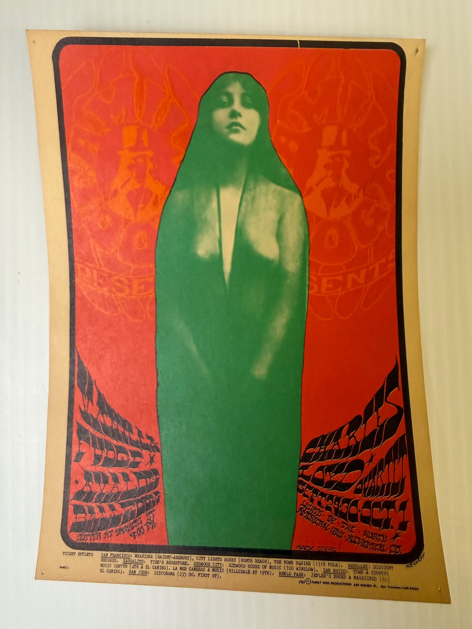 VANILLA FUDGE POSTCARD: VANILLA FUDGE POSTCARD