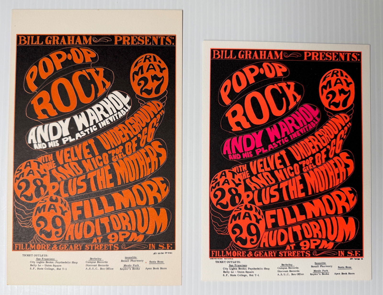 ANDY WARHOL VELVET UNDERGROUND CARD SET: ANDY WARHOL VELVET UNDERGROUND CARD SET INCLUDING 1ST AND 2ND PRINTING