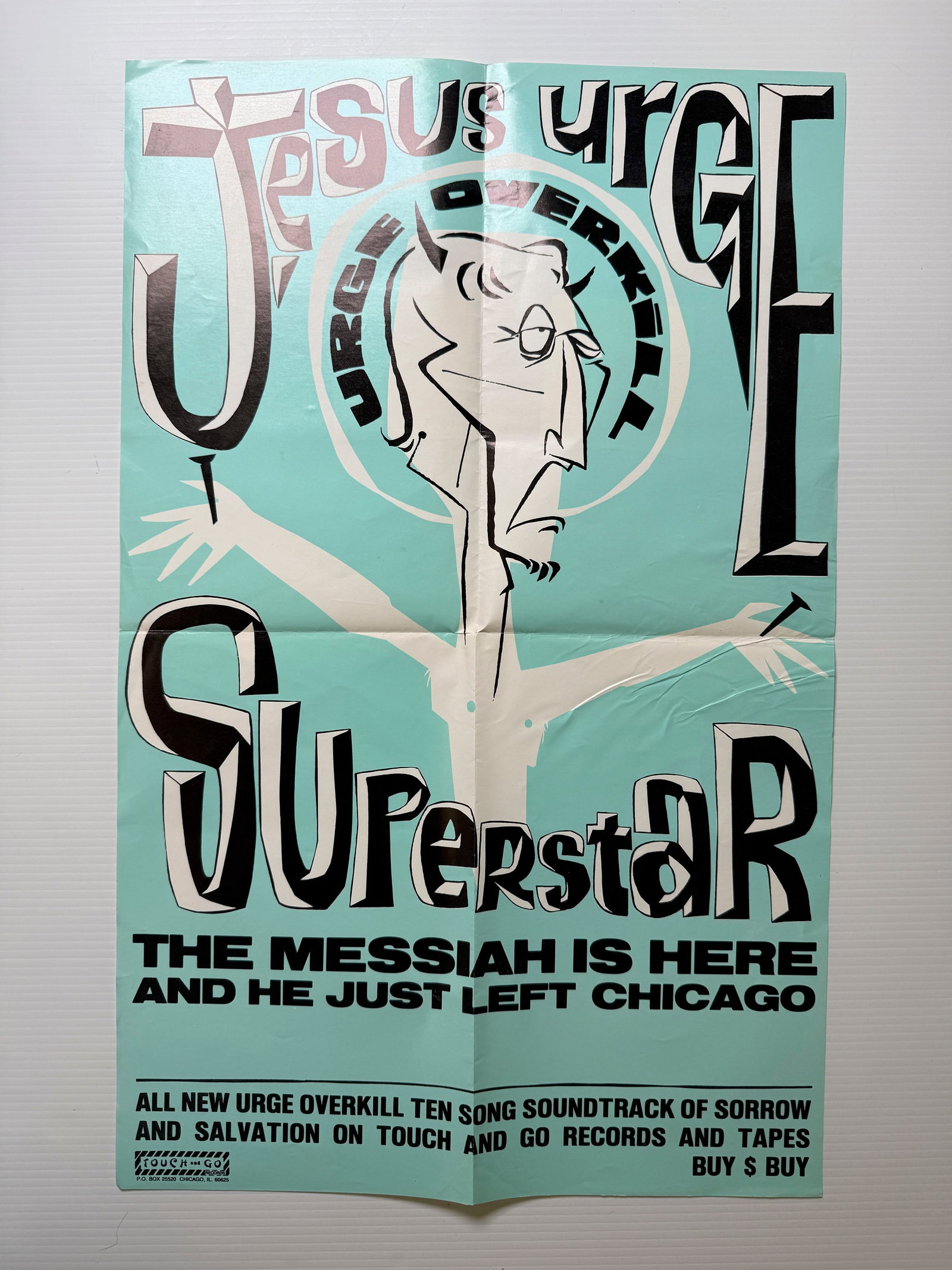 URGE OVERKILL POSTER: URGE OVERKILL POSTER ABOUT 17 X 22