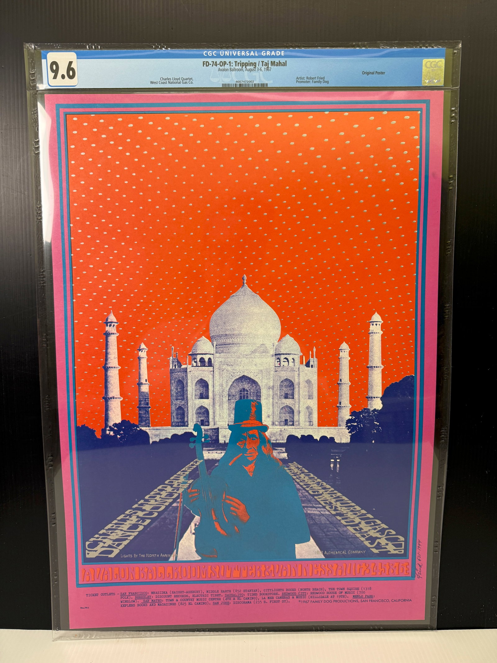 FD74 - CHARLES LLOYD - GRADED 9.6 (1 of 1)