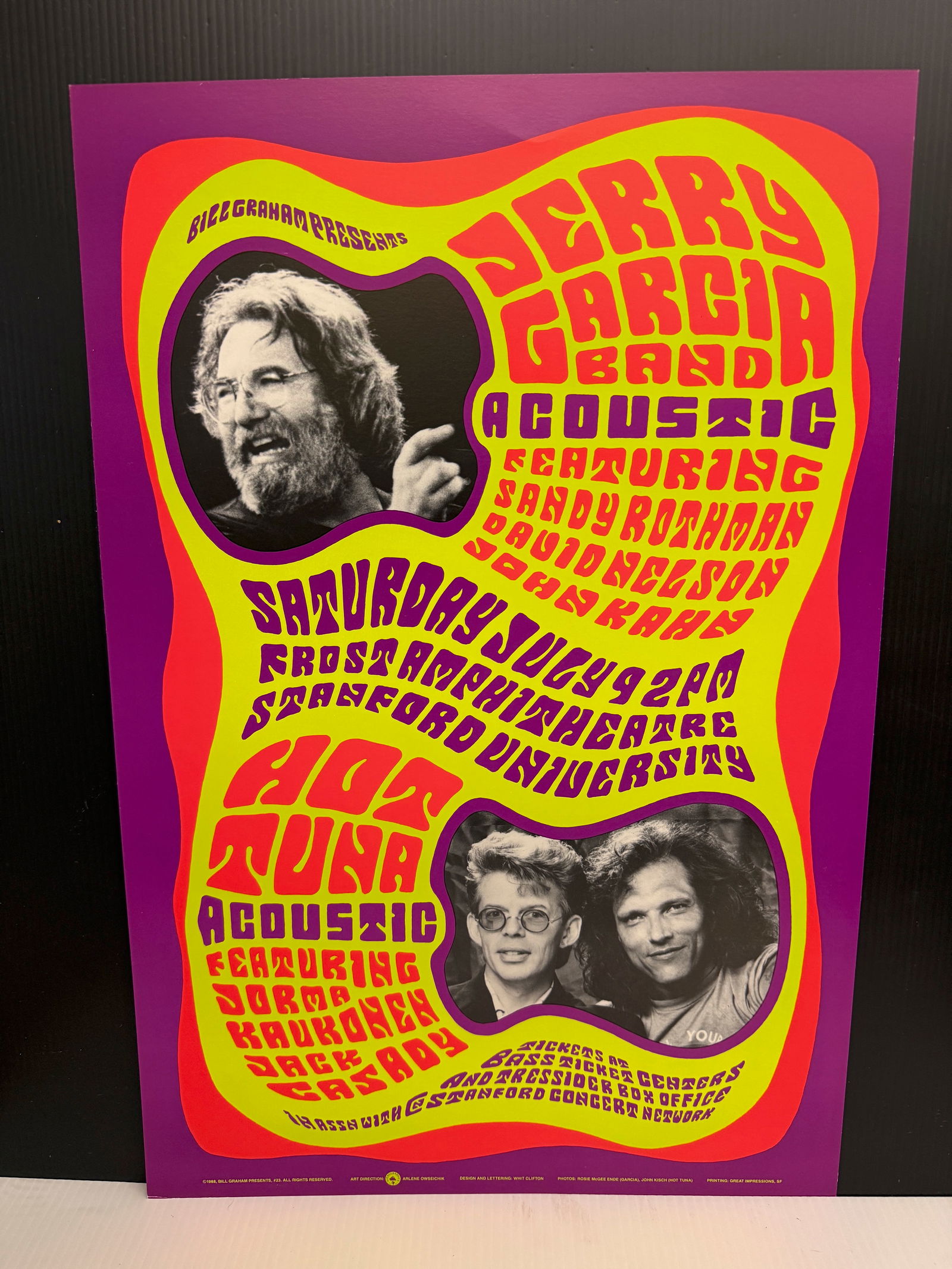 JERRY GARCIA ACOUSTIC SET POSTER (1 of 1)