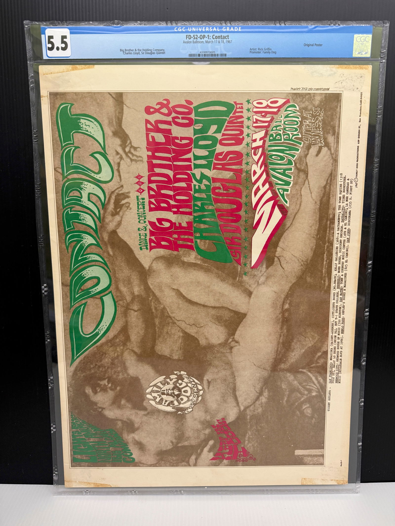 FD52 - 1ST - BIG BROTHER - GRADED 5.5: FD52 - 1ST - BIG BROTHER - GRADED 5.5