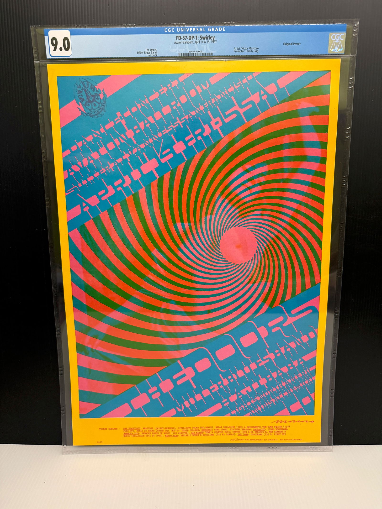 FD57 - 1ST - DOORS - GRADE 9.0 ! SECOND HIGHEST GRADE !!! (1 of 1)