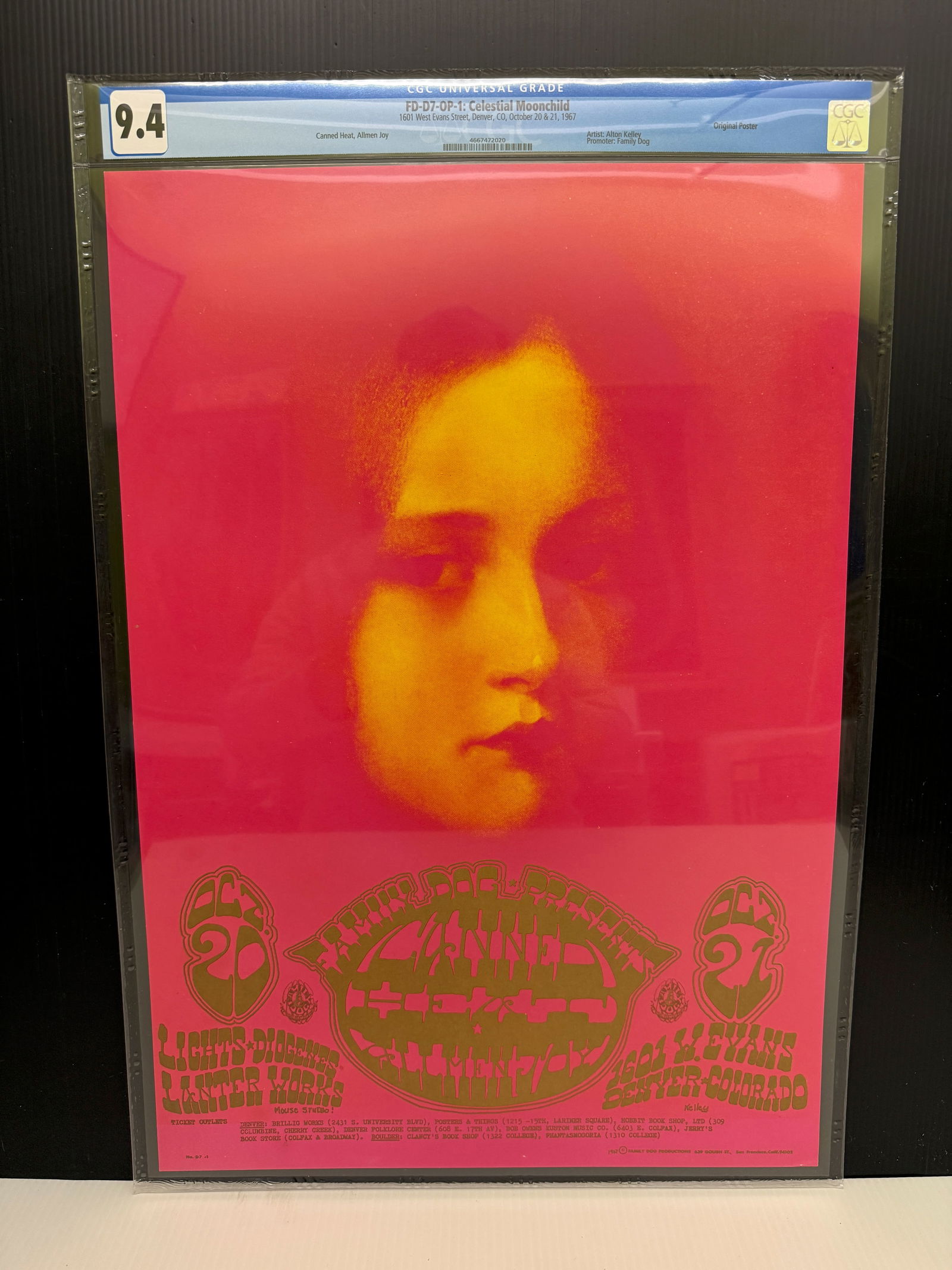 FDD7 - 1ST - CANNED HEAT - GRADED 9.4: FDD7 - 1ST - CANNED HEAT - GRADED 9.4