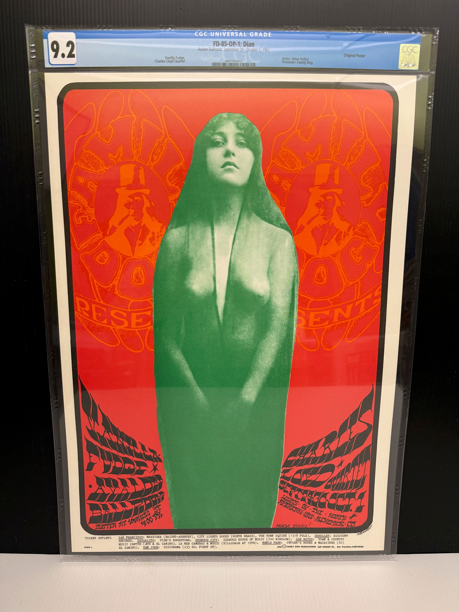 FD85 - 1ST - VANILLA FUDGE - GRADED 9.2: FD85 - 1ST - VANILLA FUDGE - GRADED 9.2