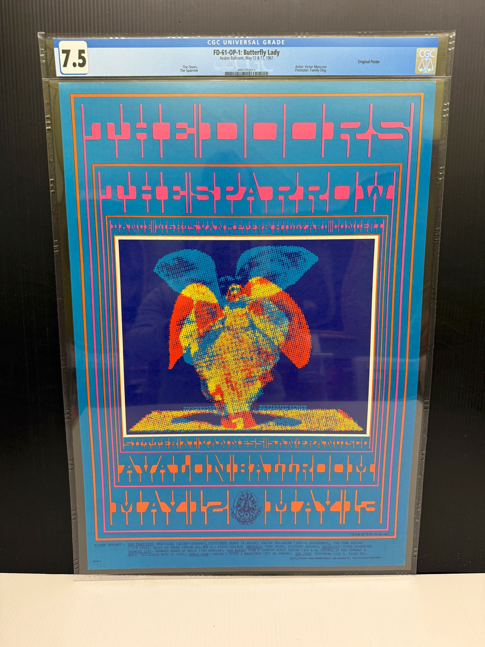 FD61 - 1ST - THE DOORS - GRADED 7.5: FD61 - 1ST - THE DOORS - GRADED 7.5