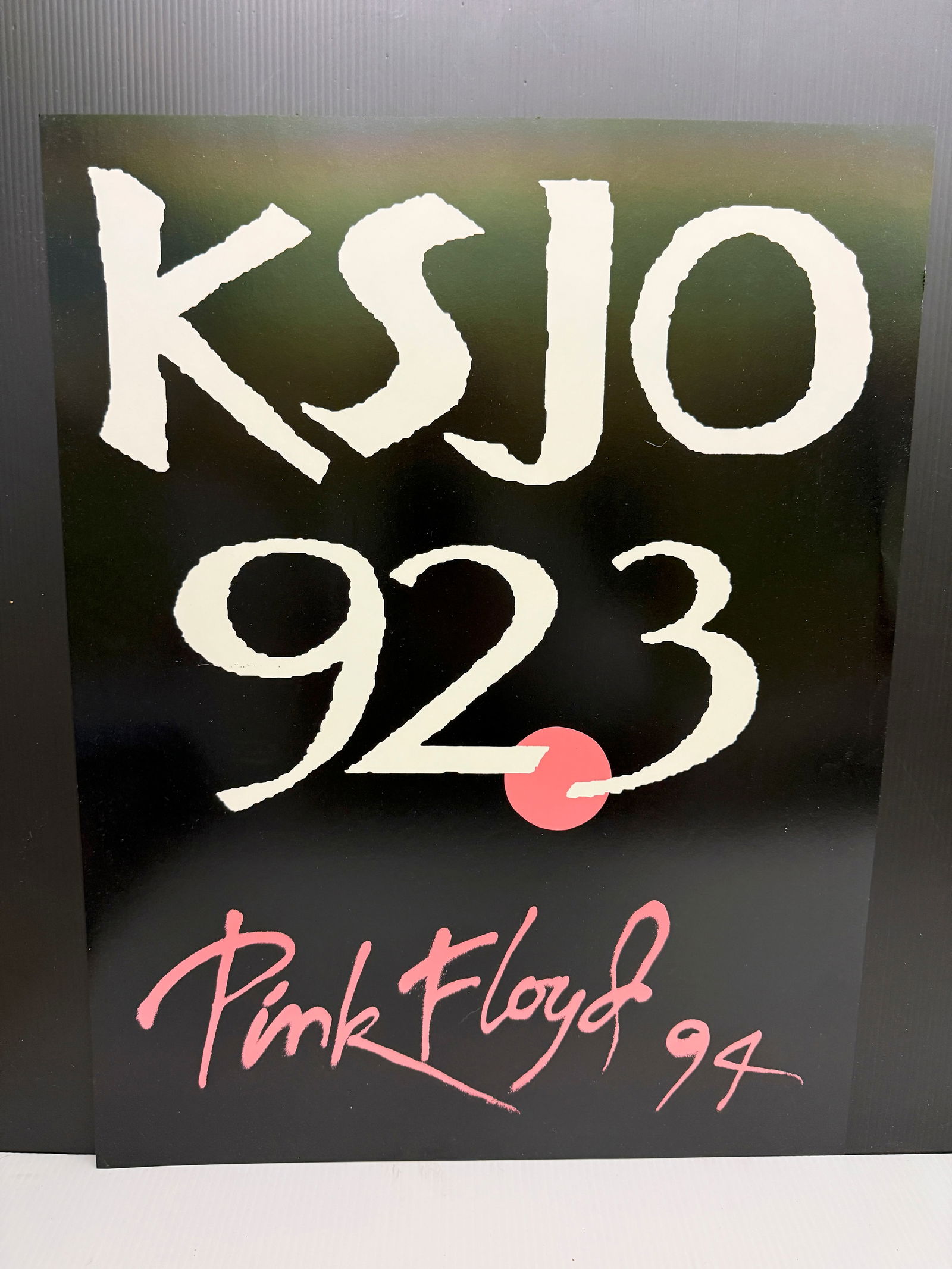 PINK FLOYD 94 - KSJO POSTER: PINK FLOYD 94 - KSJO POSTER. KSJO (92.3 FM) is a commercial radio station licensed to San Jose, California, and broadcasts to the San Francisco Bay Area. RARE.