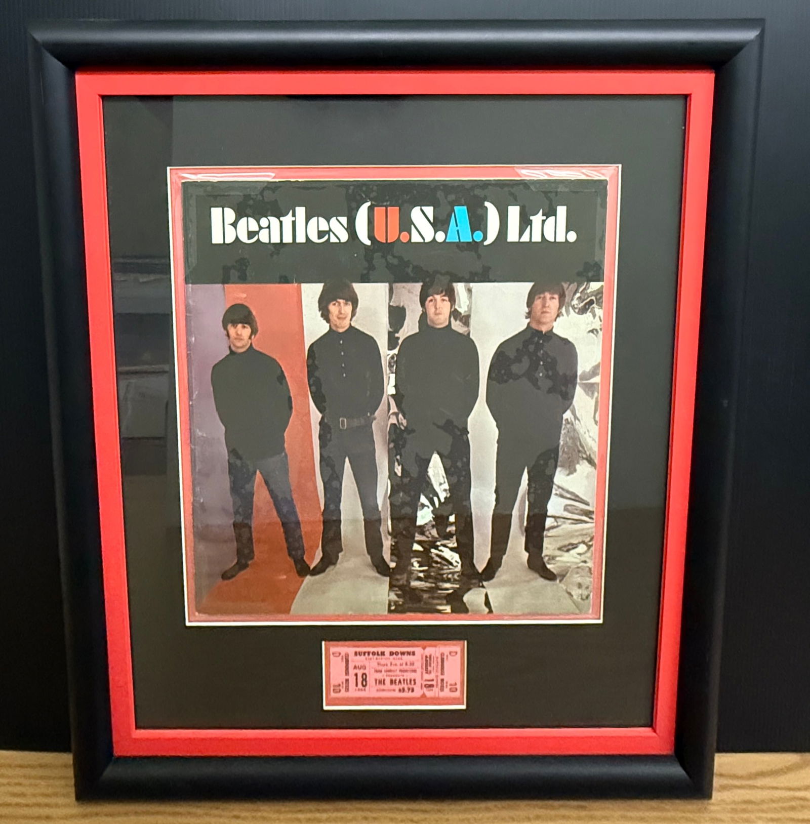 BEATLES USA 1966 TOUR BOOK AND TICKET (1 of 3)