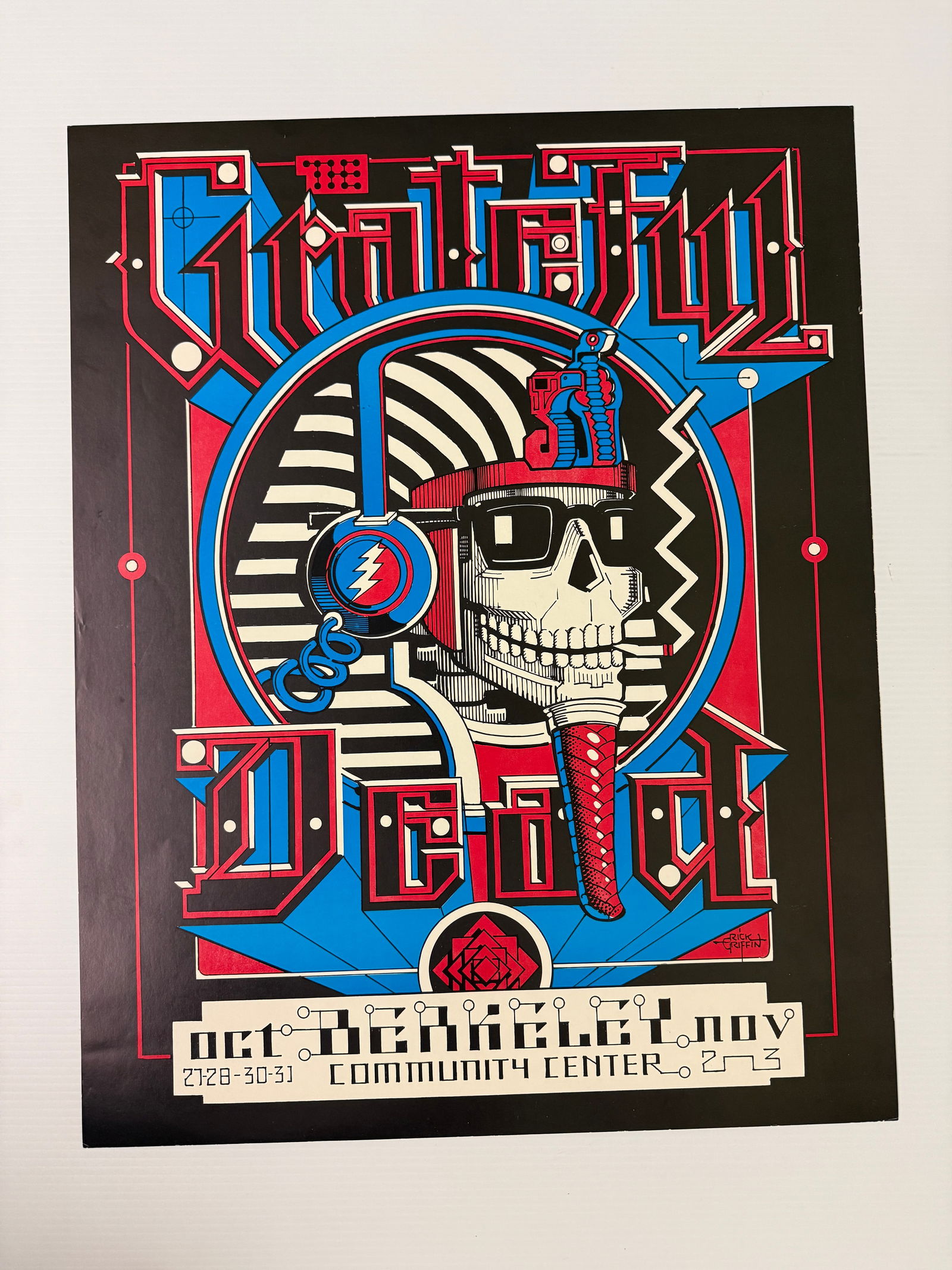 Grateful Dead Berkeley 1984 Griffin - 1st (1 of 1)