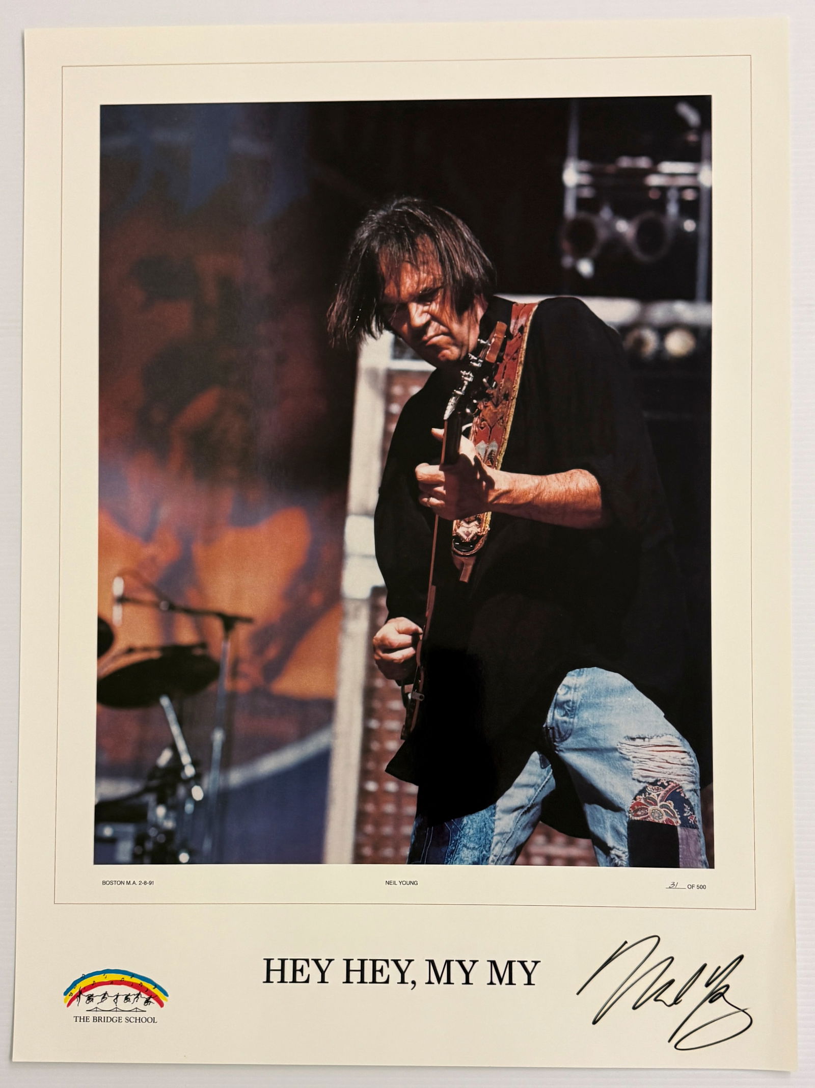 SIGNED - NEIL YOUNG POSTER - #31 OF 500 (1 of 4)