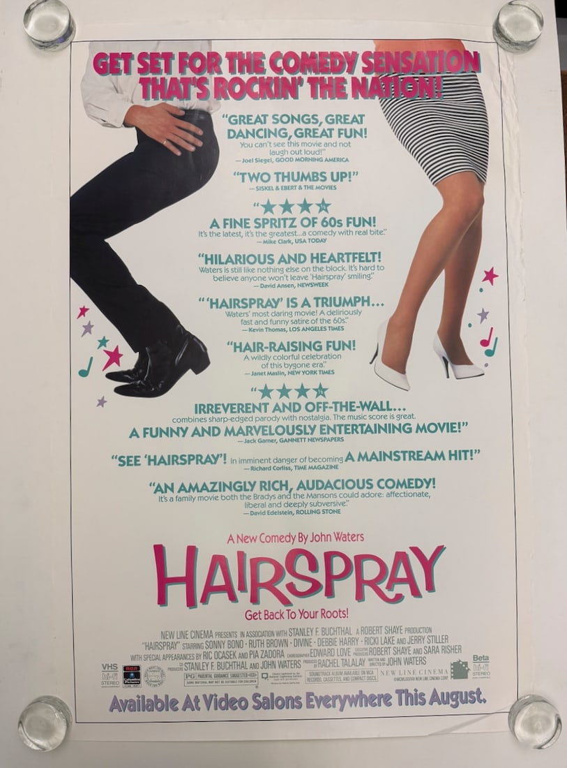 HAIRSPRAY: HAIRSPRAY - SONNY BONO - DEVINE - BLONDIE / DEBBY HARRY - JERRY STILLER - RIC OCASEK. JOHN WATERS