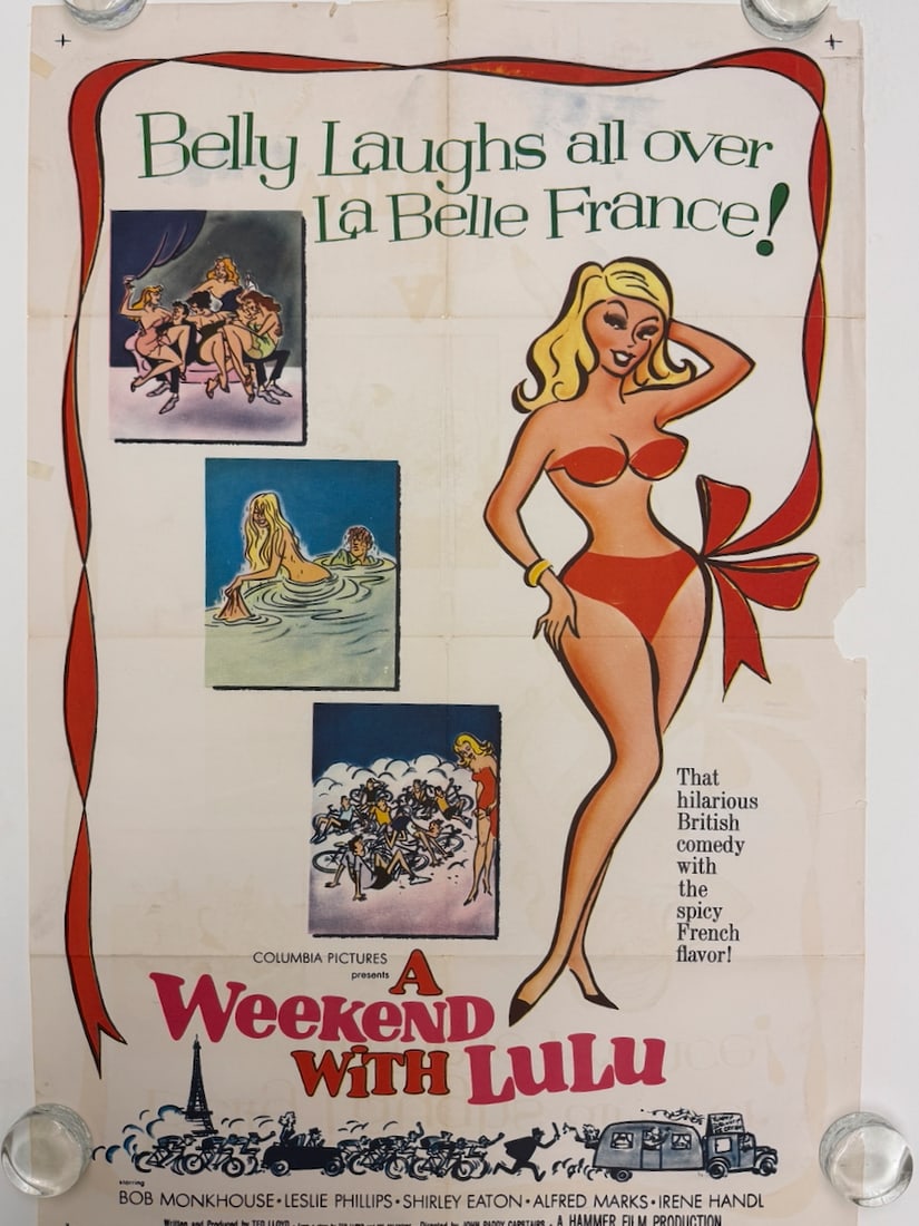 A WEEKEND WITH LULU: A WEEKEND WITH LULU - SMALL PAPER LOSS AND TEAR IN RIGHT BOARDER