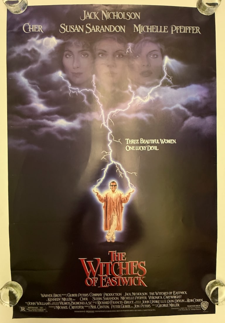 THE WITCHES OF EASTWICK: THE WITCHES OF EASTWICK - JACK NICHOLSON - CHER