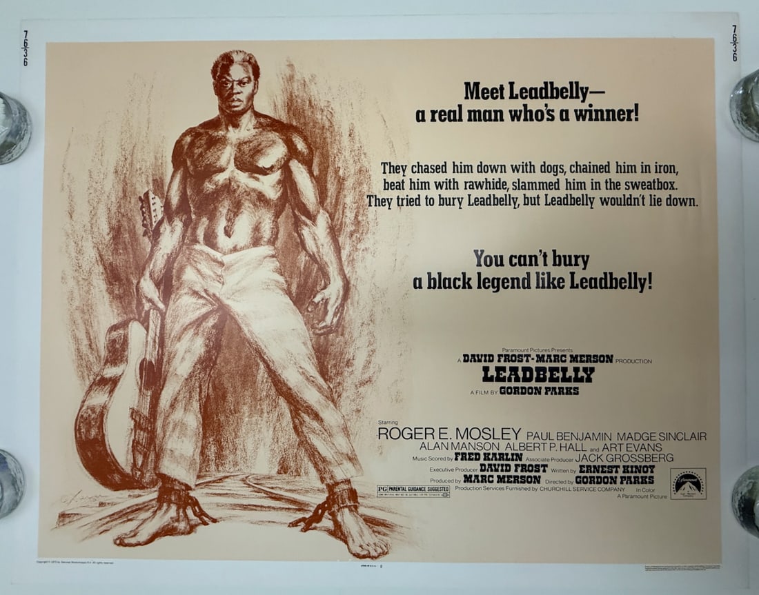 LEADBELLY: LEADBELLY - MEDIUM SIZE LOBBY FORMAT -