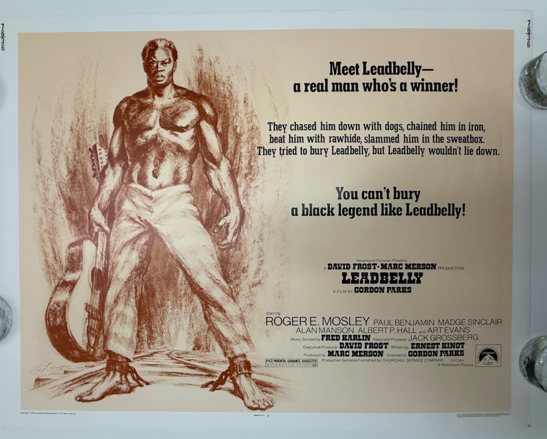 LEADBELLY: LEADBELLY - MEDIUM SIZE LOBBY FORMAT -