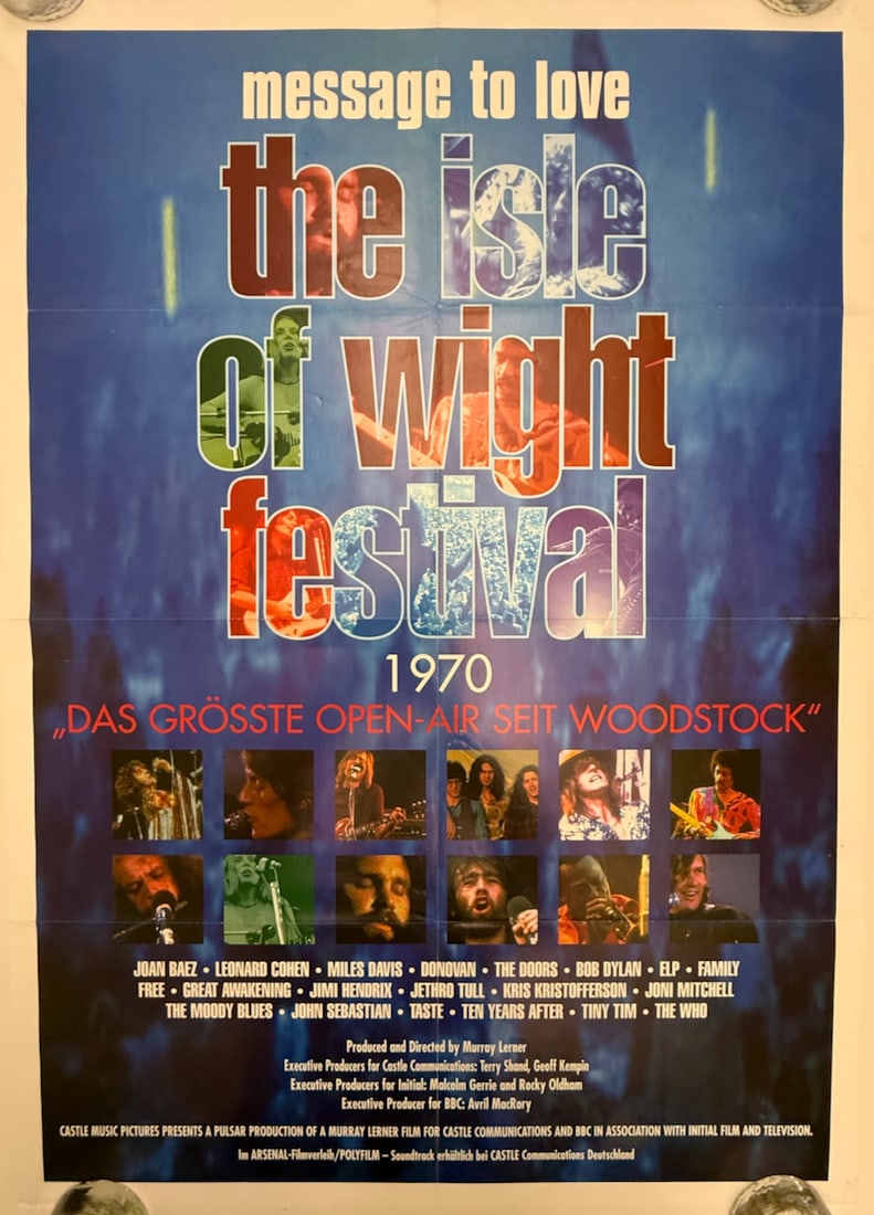 MESSAGE TO LOVE - THE ISLE OF WIGHT FESTIVAL 1970: MESSAGE TO LOVE - THE ISLE OF WIGHT FESTIVAL 1970