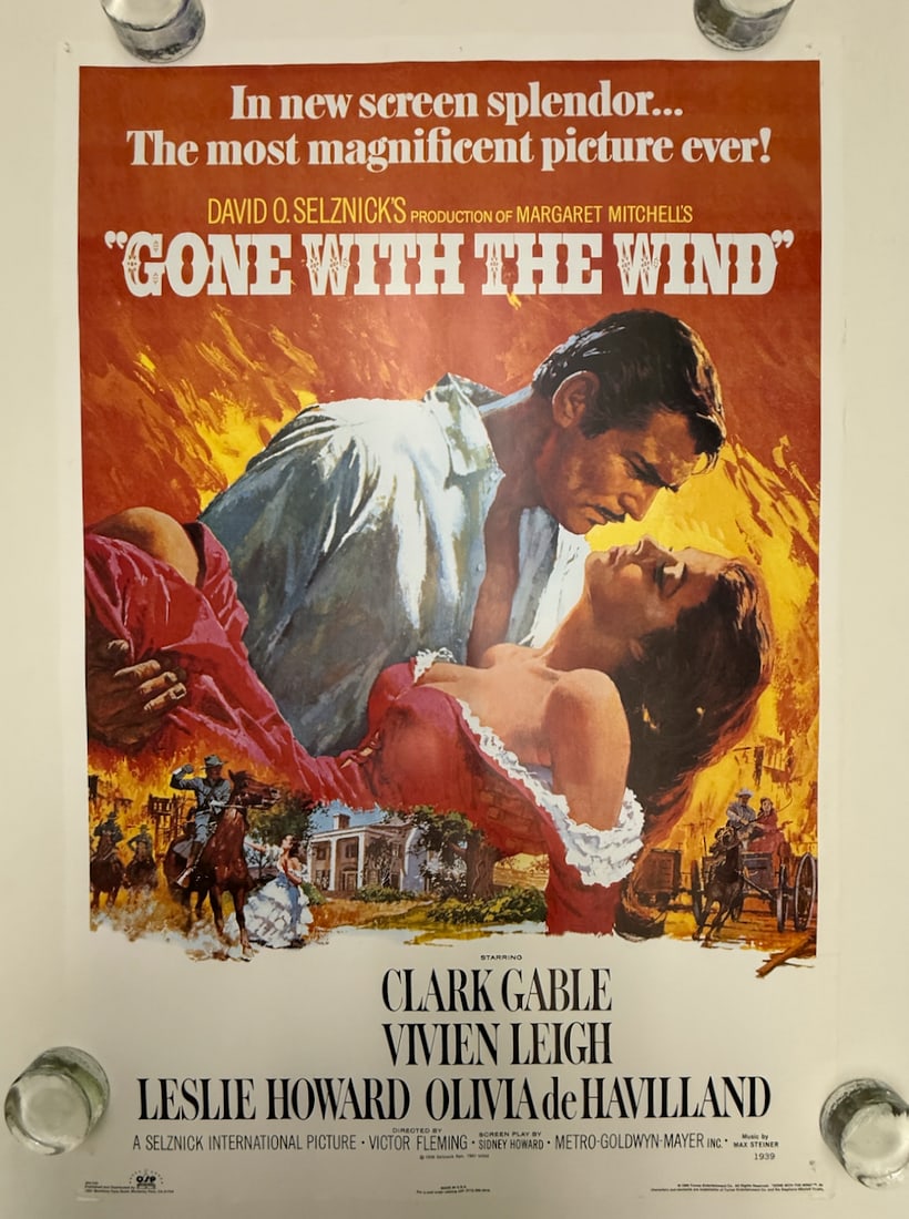 GONE WITH THE WIND: GONE WITH THE WIND - 1980s TURNER RE-RELEASE