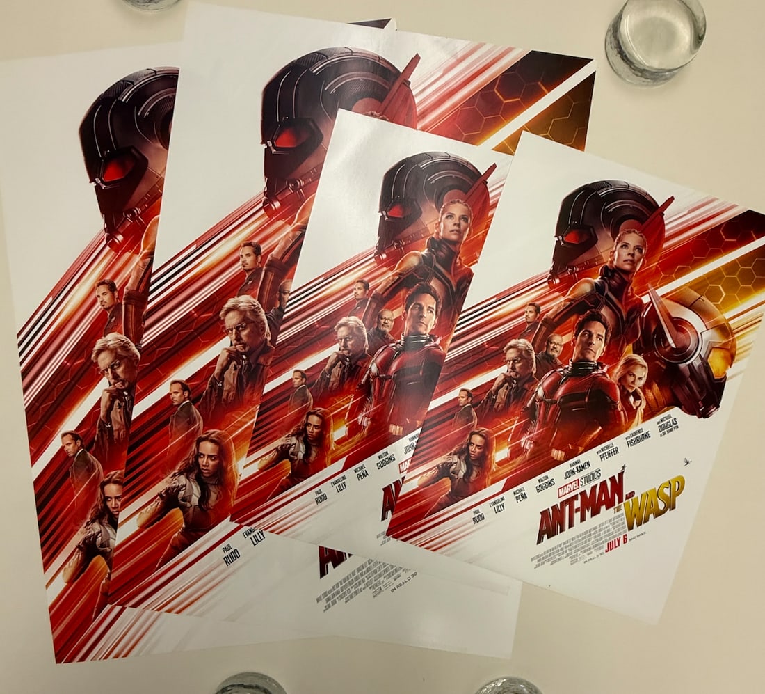 ANT MAN - SET: ANT MAN - SET OF 4 SMALL FORMAT POSTERS - HANDBILLS