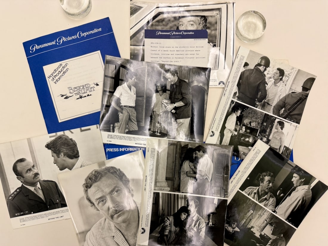 BEYOND THE LIMIT PRESS PACKET: BEYOND THE LIMIT PRESS PACKET WITH PRESS PHOTOS - MICHAEL CAINE