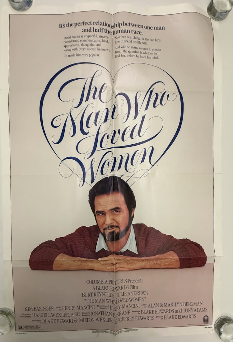 THE MAN WHO LOVED WOMEN: THE MAN WHO LOVED WOMEN - BURT REYNOLDS