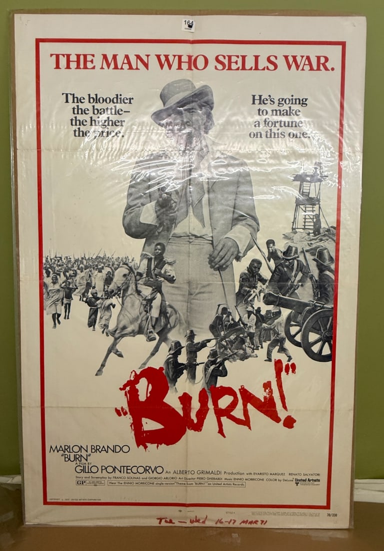 BURN - THE MAN WHO SELLS WAR: BURN - THE MAN WHO SELLS WAR - MARLON BRANDO