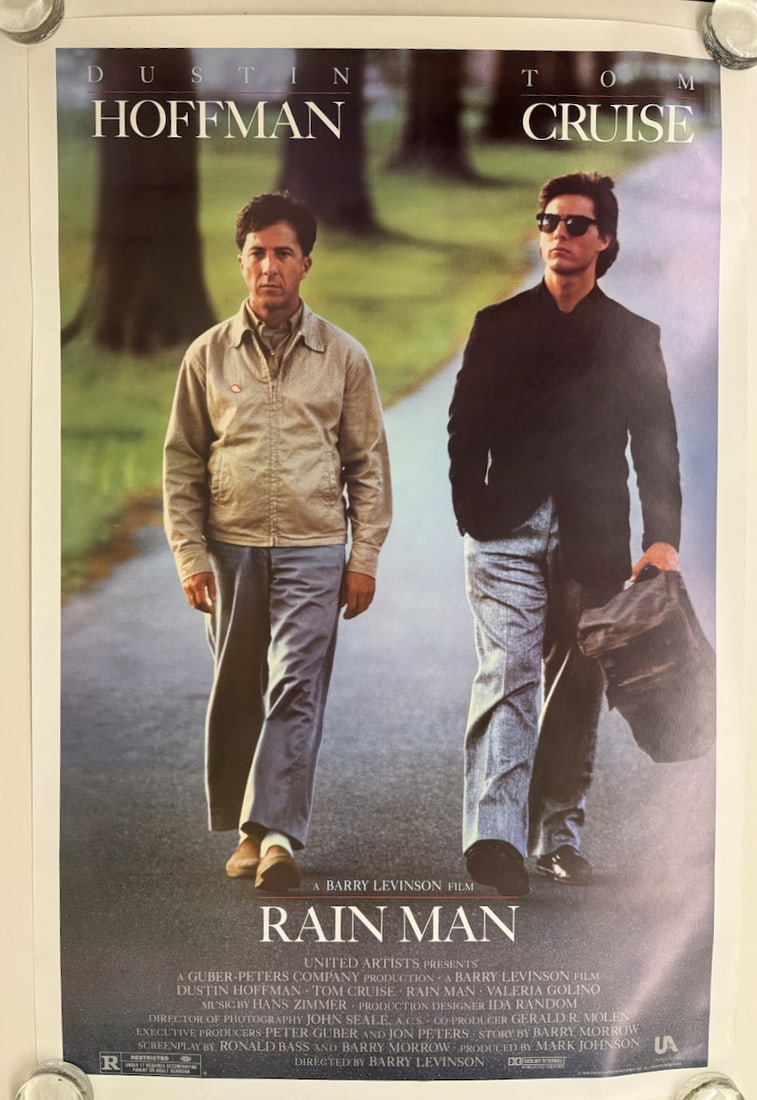 RAIN MAN: RAIN MAN - DUSTIN HOFFMAN - TOM CRUISE
