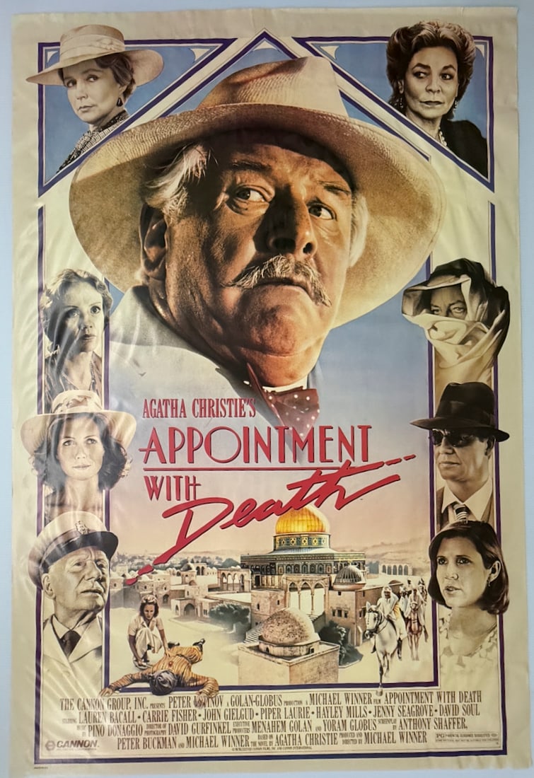 APPOINTMENT WITH DEATH: AGATHA CHRISTIE'S APPOINTMENT WITH DEATH - CARRIE FISHER. PIPER LAURIE. HALEY MILLS. DAVID SOUL. LAUREN BACALL. PETER USTINOV.