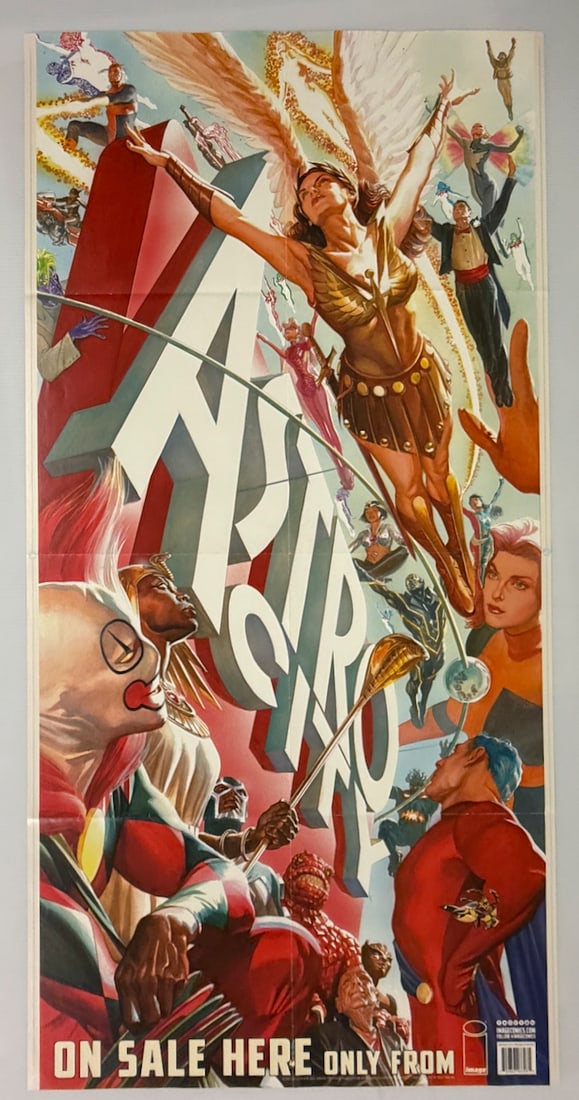 ASTRO CITY: ASTRO CITY. ABOUT 36 X 15 PROMO POSTER FROM IMAGE COMICS.