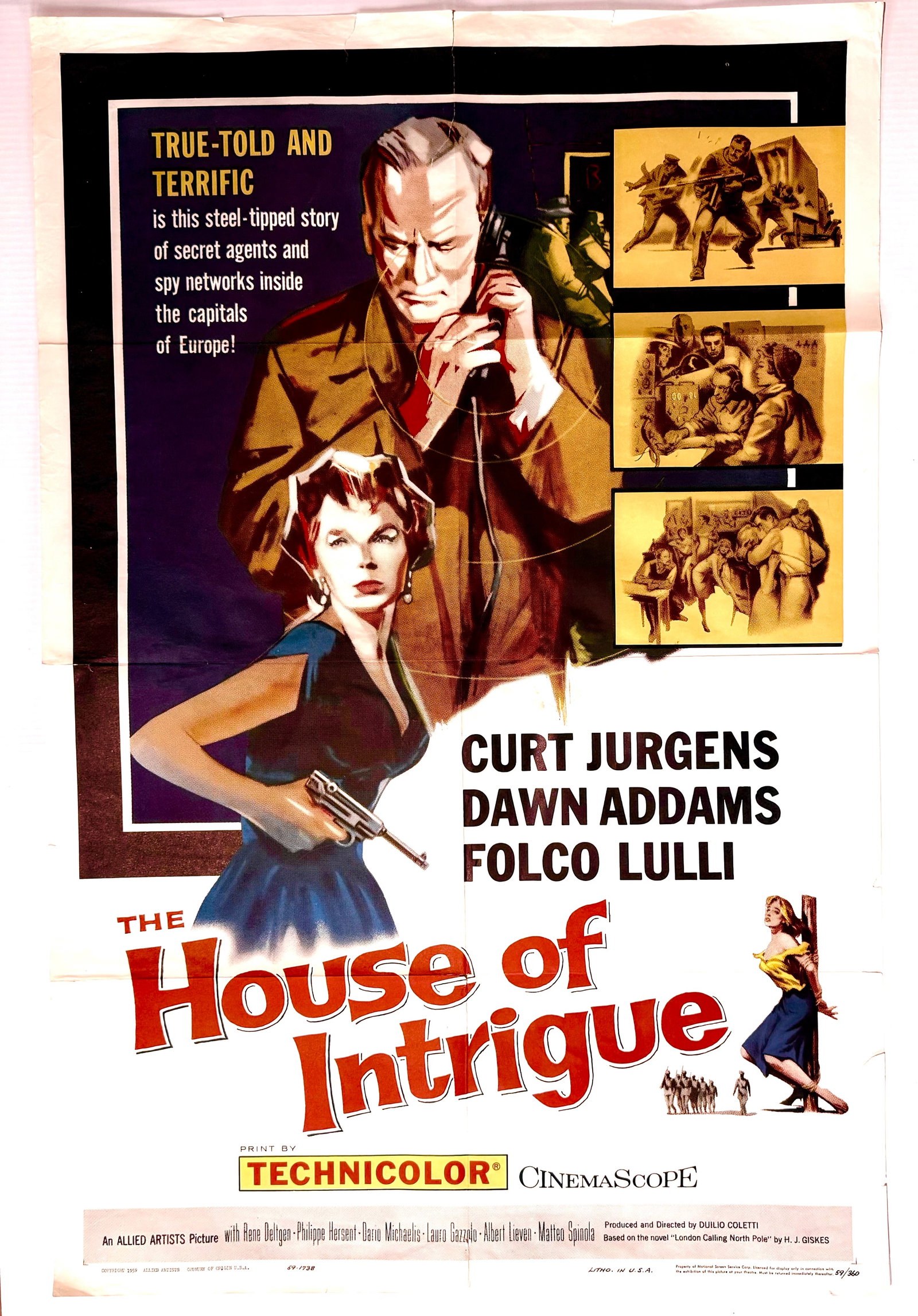 THE HOUSE OF INTRIGUE: THE HOUSE OF INTRIGUE. 1959