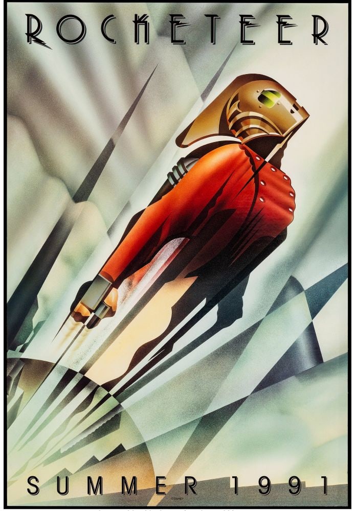 Rocketeer Advance, 1991: Rocketeer Advance, 1991, 27" x 40" Rolled/never used