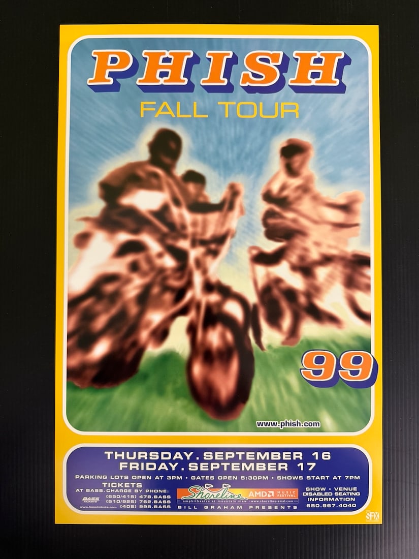 PHISH - FALL TOUR 1999 HANDBILL: PHISH - FALL TOUR 1999 HANDBILL POSTER