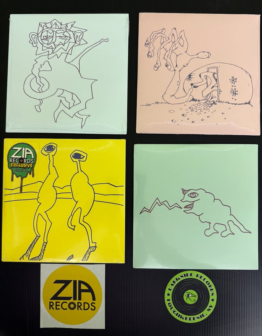 MEAT PUPPETS RARE LIMITED EDITION SET: MEAT PUPPETS RARE LIMITED EDITION SET - COLORED VINYL - ONLY 300 OF EACH RECORED PRESSED. VERY DIFFICULT TO ACQUIRE COMPLETE SET.