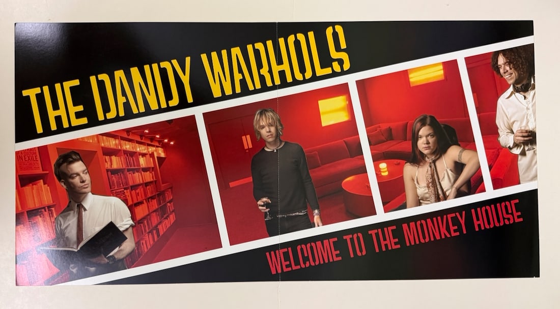 THE DANDY WARHOLS DOUBLE SIDED POSTER - 2
