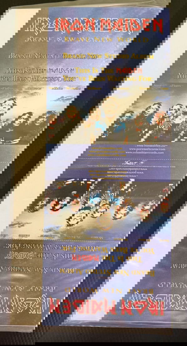 IRON MAIDEN - CD COVER ART: IRON MAIDEN - CD COVER ART