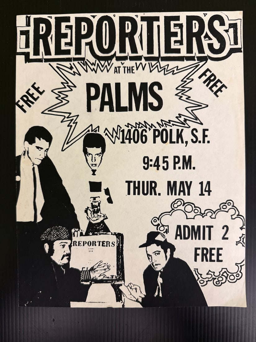 THE REPORTERS @ THE PALMS HANDBILL: THE REPORTERS @ THE PALMS