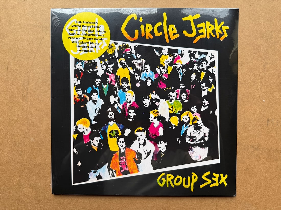 Circle Jerks - Group Sex - SEALED 40TH ANNIVERSARY: Circle Jerks - Group Sex - SEALED 40TH ANNIVERSARY