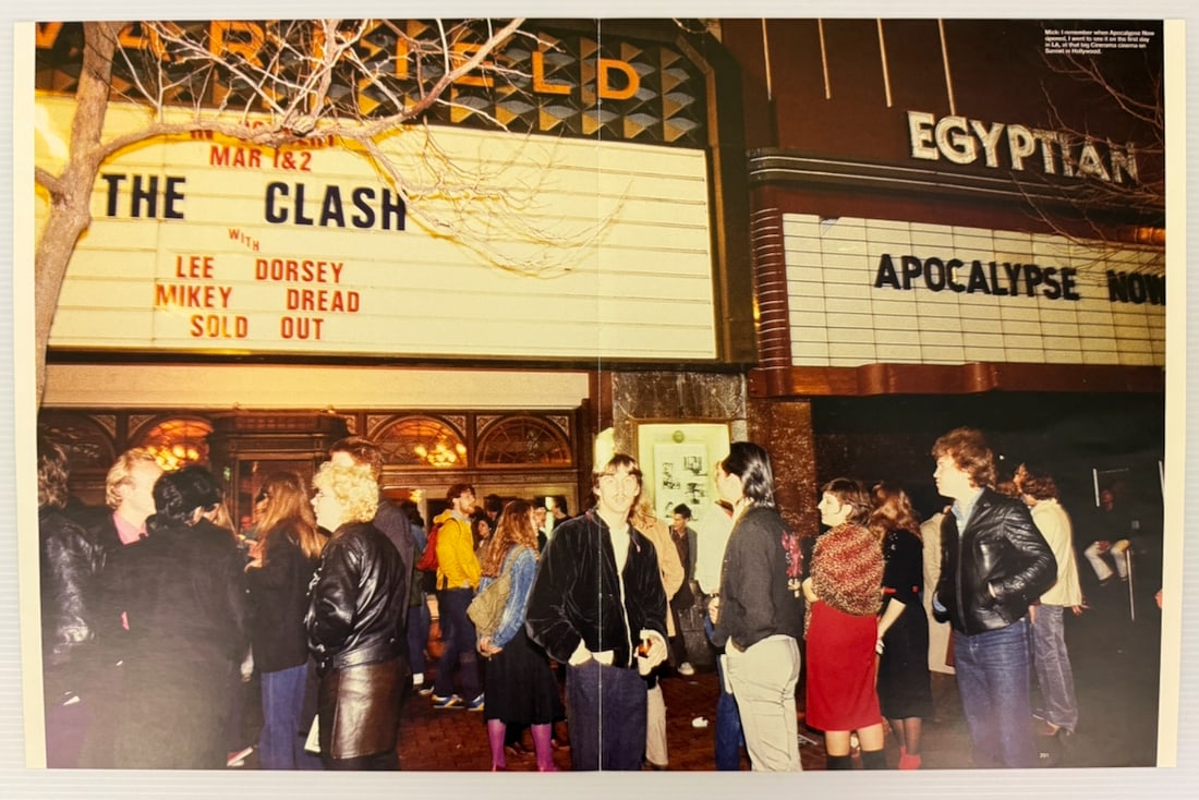 THE CLASH - BOOKPLATE - AT THE WARFIELD: THE CLASH - BOOKPLATE - AT THE WARFIELD