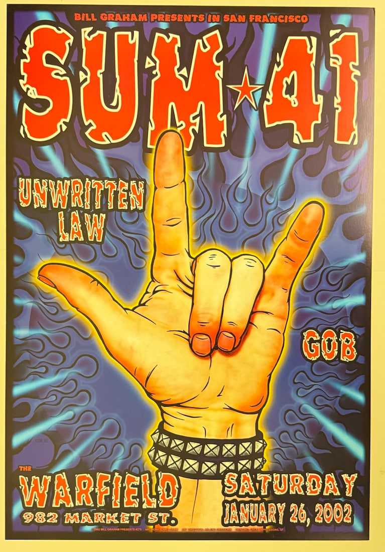 SUM 41 AT THE WARFIELD: SUM 41 AT THE WARFIELD