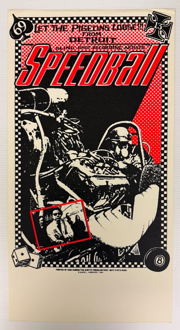 SPEEDBALL - IN DETROIT - SCREEN PRINT (1 of 1)