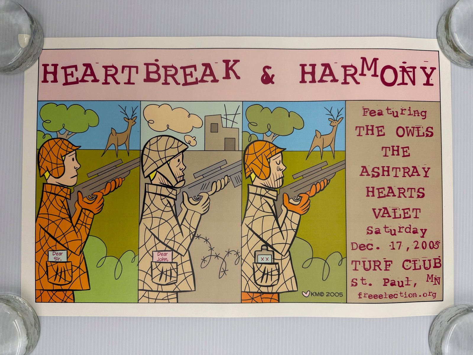 THE OWLS - ASHTRAY HEARTS - VALET: THE OWLS - ASHTRAY HEARTS - VALET - TURF CLUB PROMO IN MINNEAPOLIS