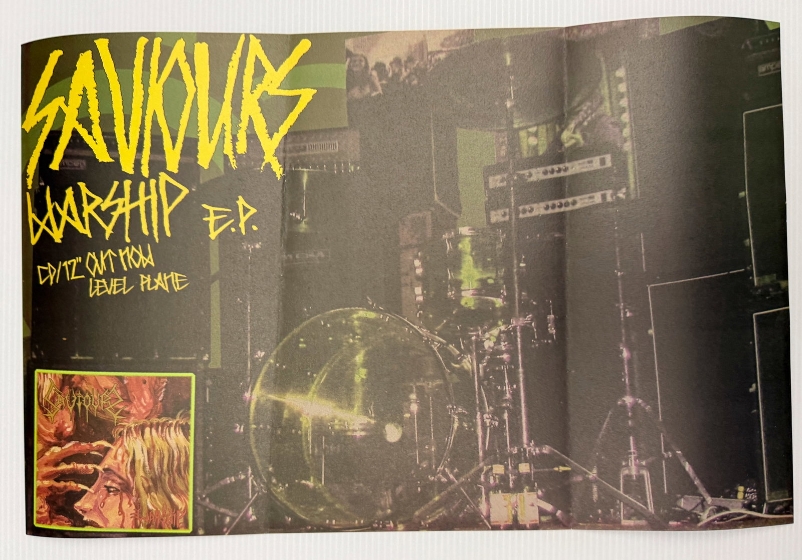 SAVIOURS - WARSHIP E.P. RELEASE POSTER (1 of 1)