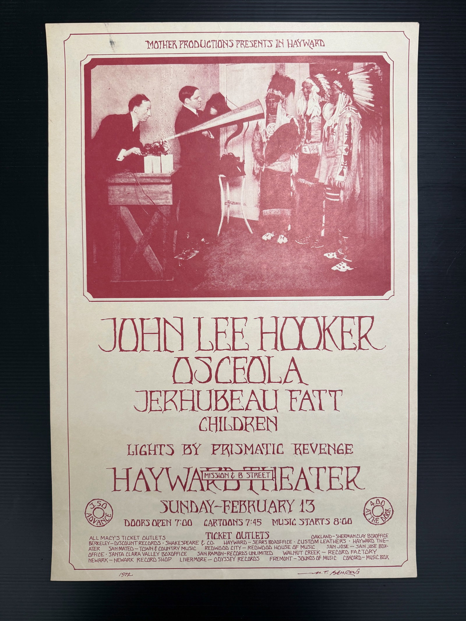 JOHN LEE HOOKER - 1972 - 1ST (1 of 1)