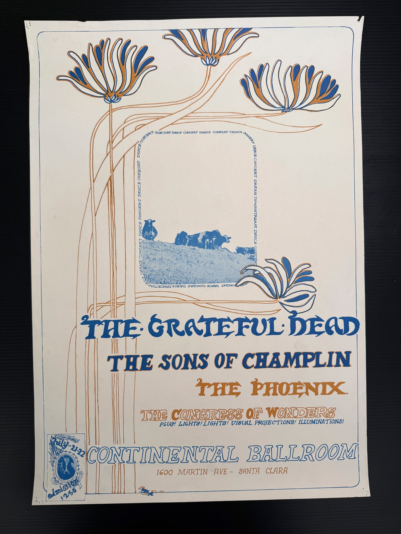 GRATEFUL DEAD - CONTINENTAL BALLROOM - 1ST (1 of 1)