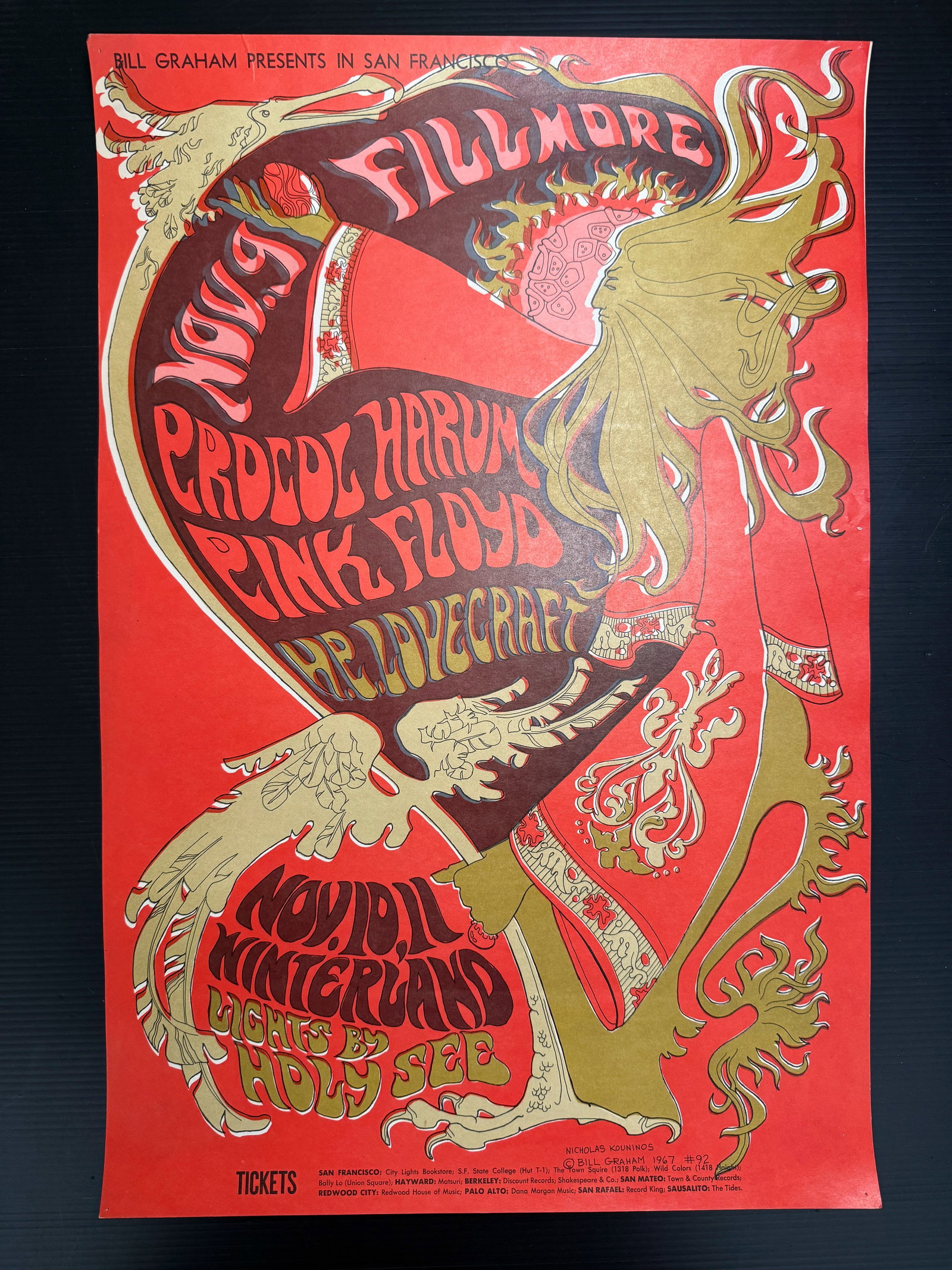 BG92 - PINK FLOYD / PROCOL HARUM - 1ST: BG92 - PINK FLOYD / PROCOL HARUM - 1ST